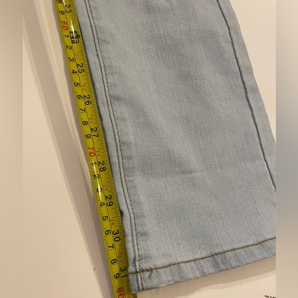 MEN’S slim straight jeans Rose embroidered 28 NWT - Picture 3 of 11